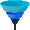 Ilustración de embudo