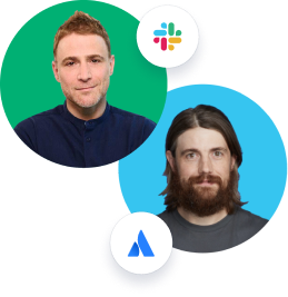 Mike Cannon-Brookes and Stewart Butterfield headshot