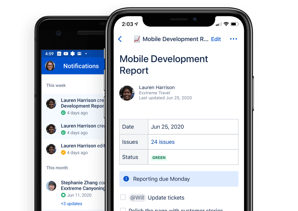 Mobiler Screenshot