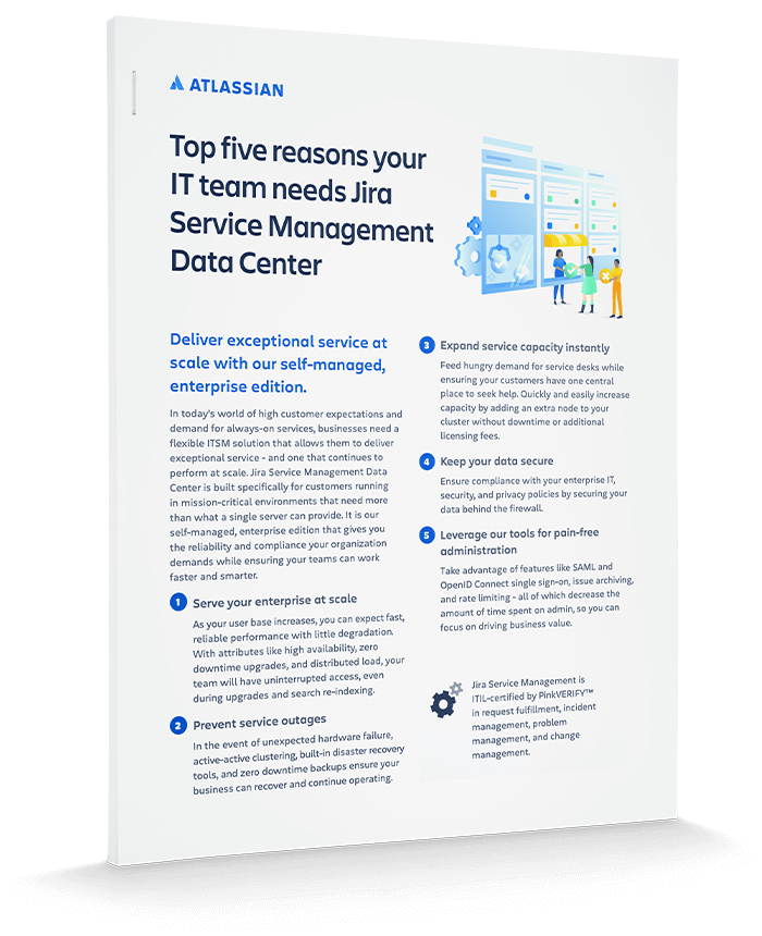 Jira Service Management 5 reasons image