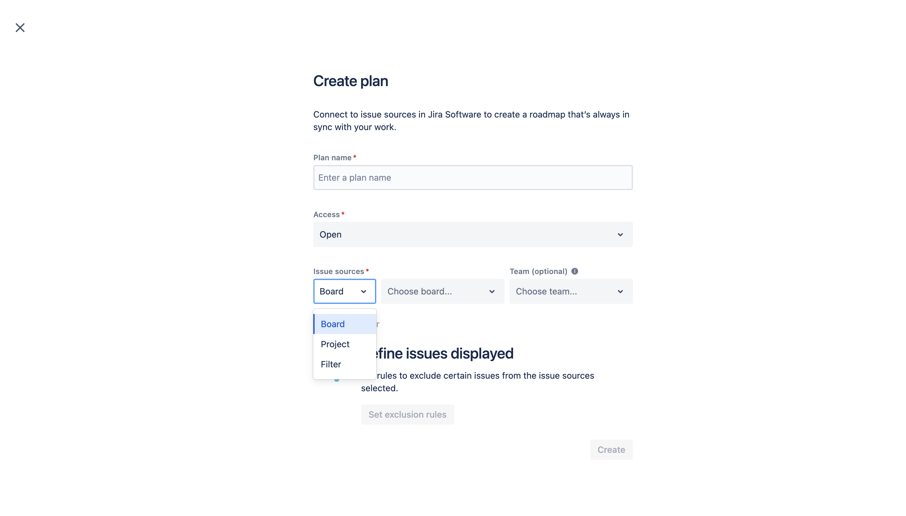 Vorgangsquelle in Advanced Roadmaps