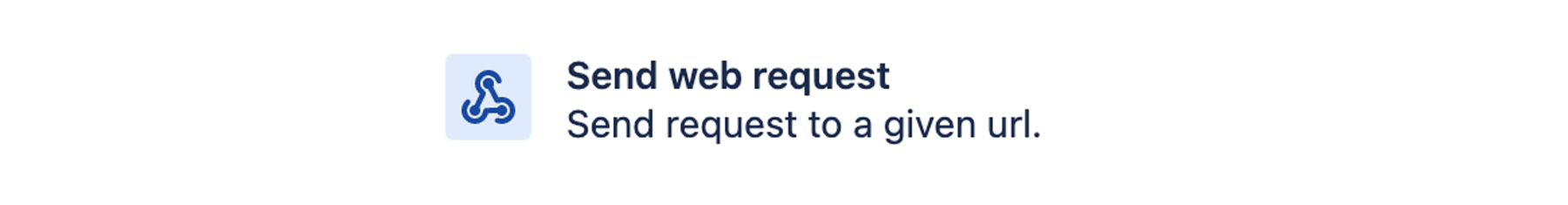 Send web request