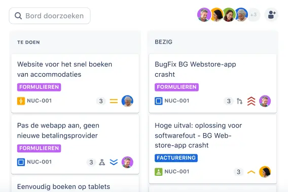 Bordweergave in Jira