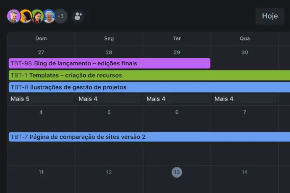 Visualização Calendário no Jira