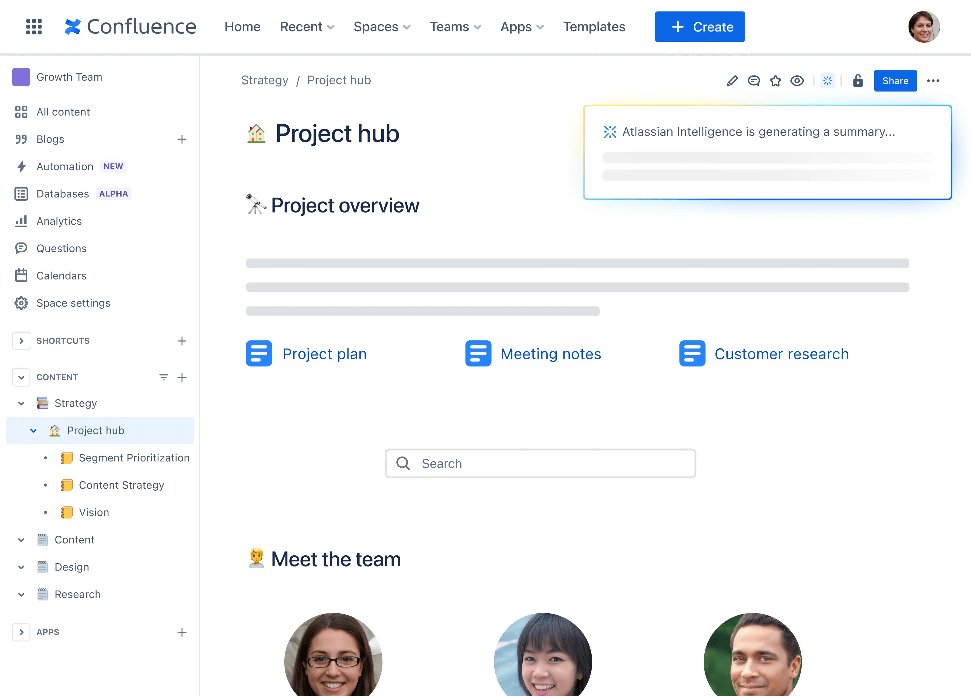 Confluence, Your Remote-Friendly Team Workspace