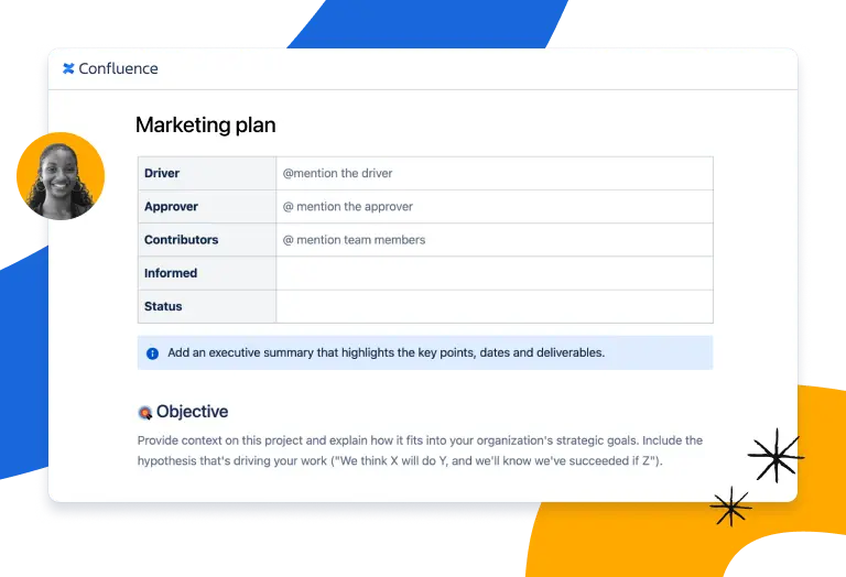Image of Marketing plan template