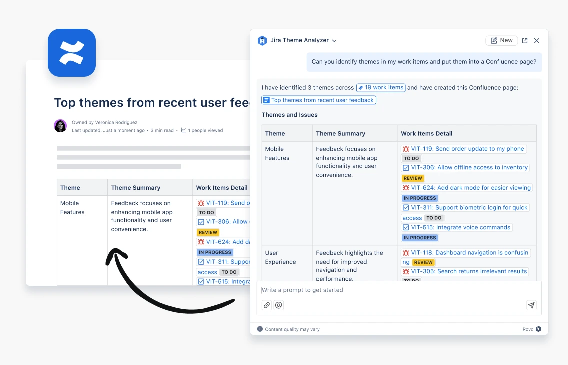 Rovo AI で Jira の作業項目全体のテーマを分析する